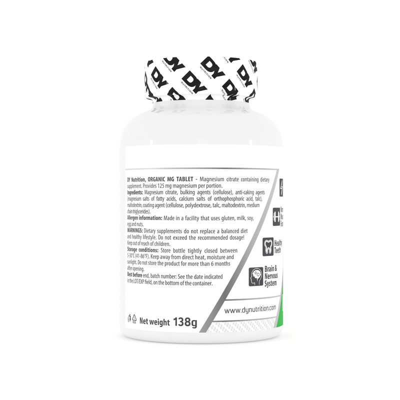 Organic Mg Tablets